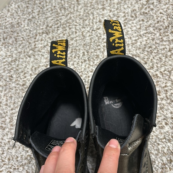 Dr. Marten metallic grey boots 7 - Picture 6 of 8